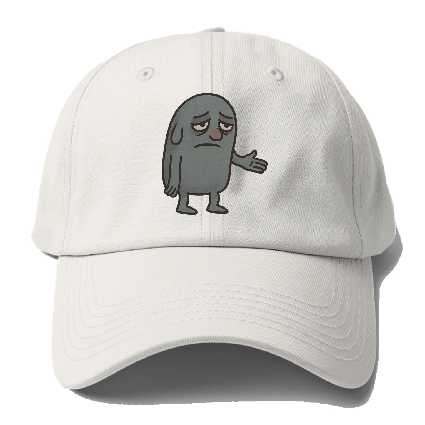 FOLLOWERS ARE GHOSTS | Transparent crowd following - Baseball Cap For Big Heads - Off White