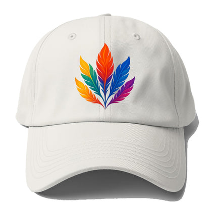 Phoenix Feathers - Each feather a differ - Baseball Cap - Off White