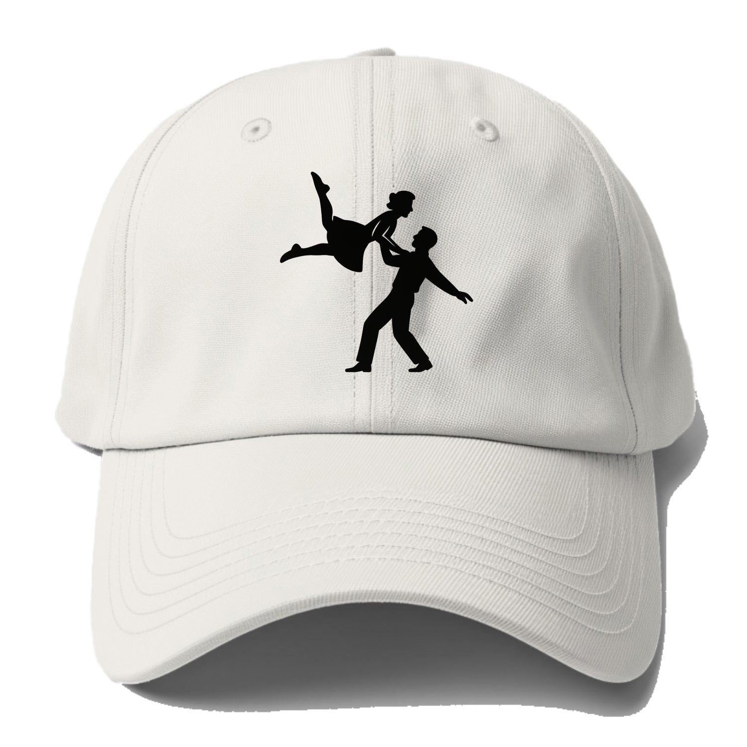 Swing dancers aerial lift - Baseball Cap - Off White