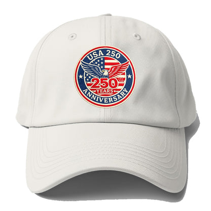 Usa 250th Anniversary Eagle - Baseball Cap For Big Heads - Off White