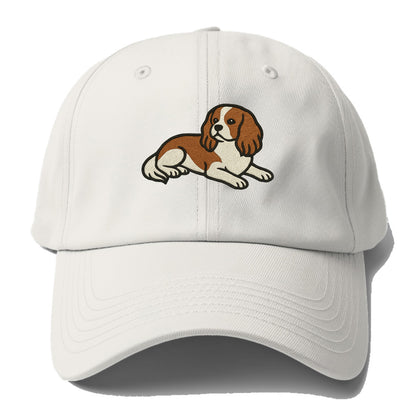 Cavalier King Charles Spaniel - Blenheim Baseball Cap For Big Heads - Off White