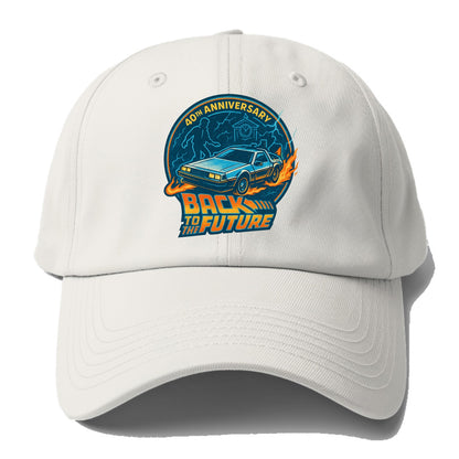 Back To The Future 40th Anniversary - Baseball Cap For Big Heads - Off White