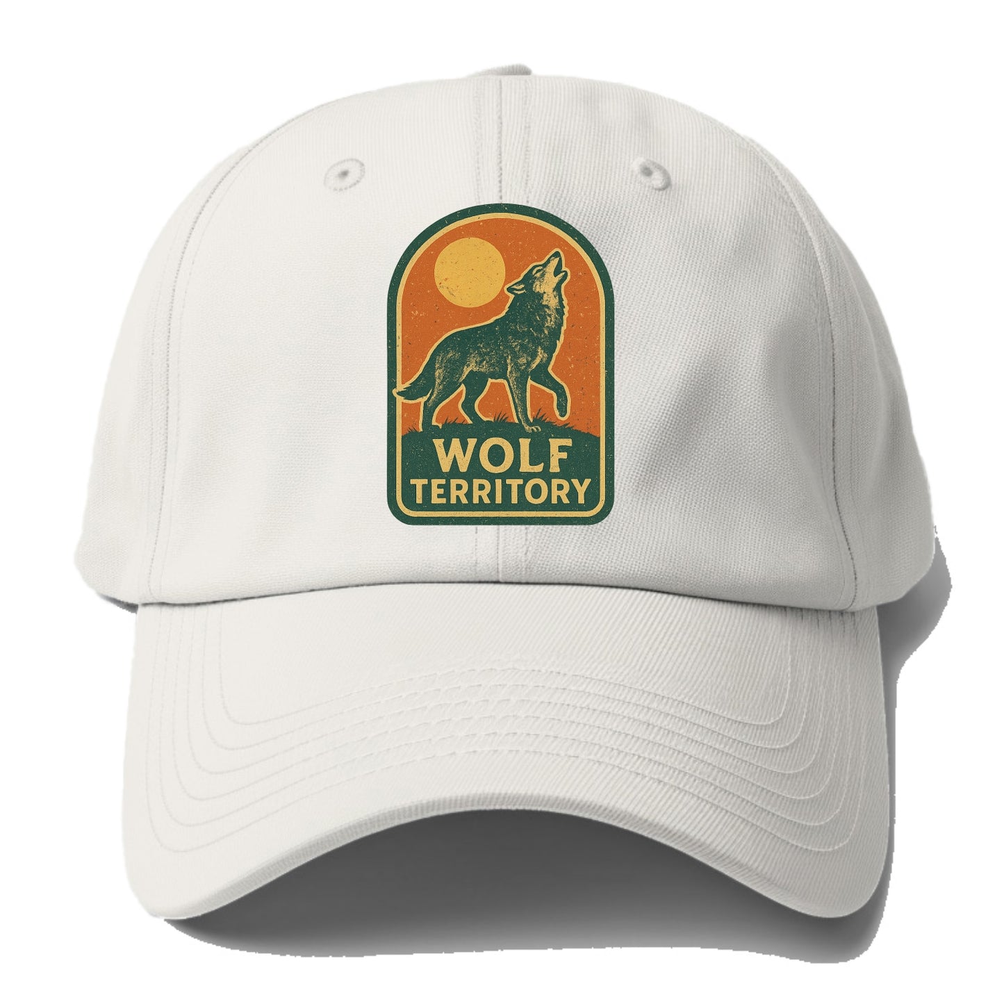 Wolf Territory Marking  - Baseball Cap For Big Heads - Off White