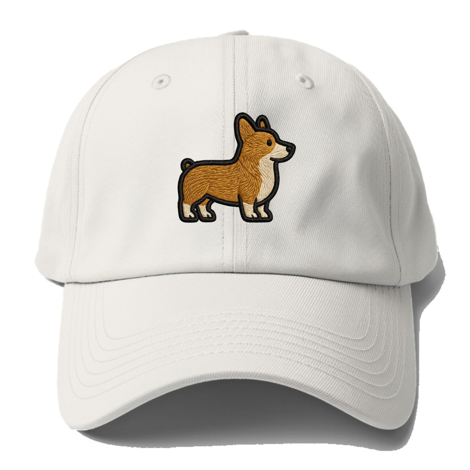 Pembroke Welsh Corgi - Trendy minimal sh - Baseball Cap For Big Heads - Off White