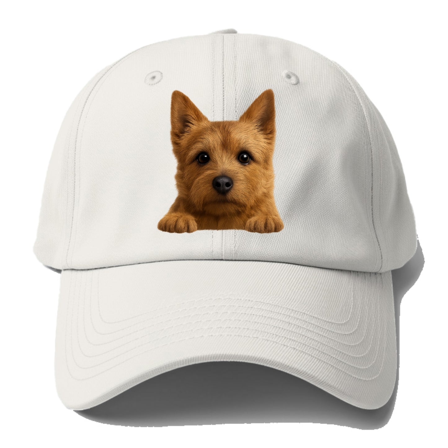 Norwich Terrier  - Baseball Cap For Big Heads - Off White