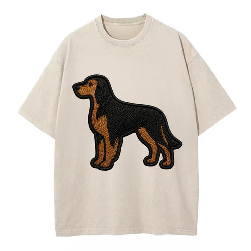 Gordon Setter - Modern setter silhouette - Vintage T-shirt