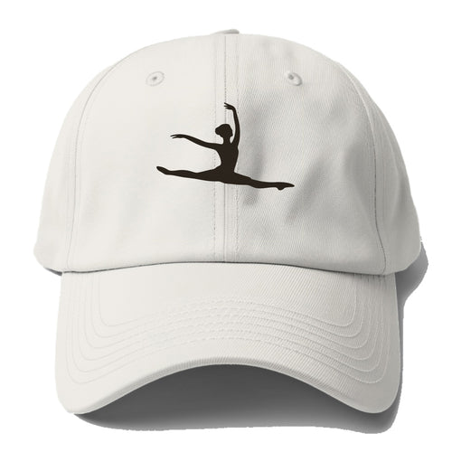 Ballet dancer in grand jete leap - Baseball Cap For Big Heads