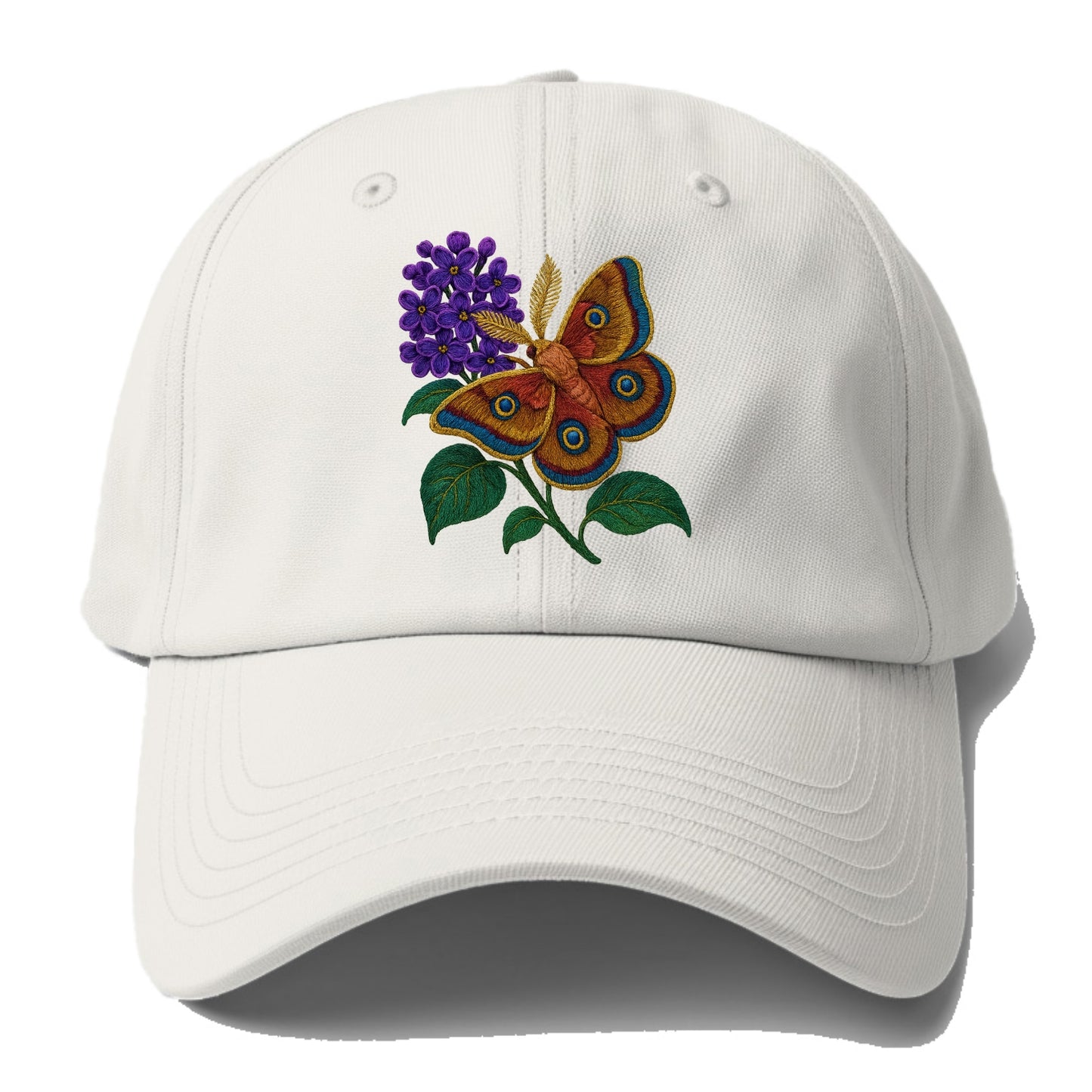 Polyphemus Moth - Baseball Cap For Big Heads - Off White