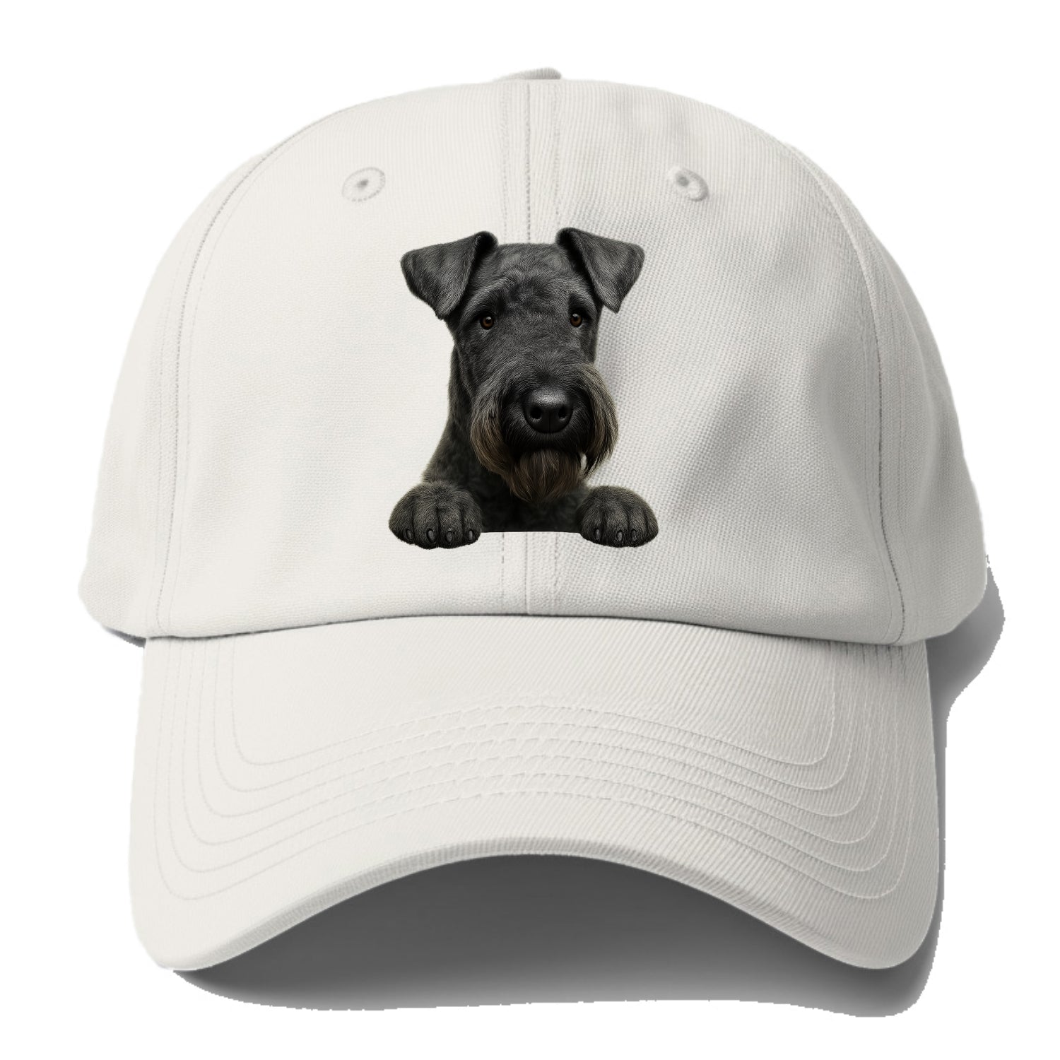 Kerry Blue Terrier  - Baseball Cap For Big Heads - Off White