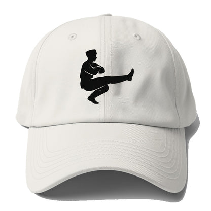 Russian Cossack dancer squat kick - Baseball Cap - Off White
