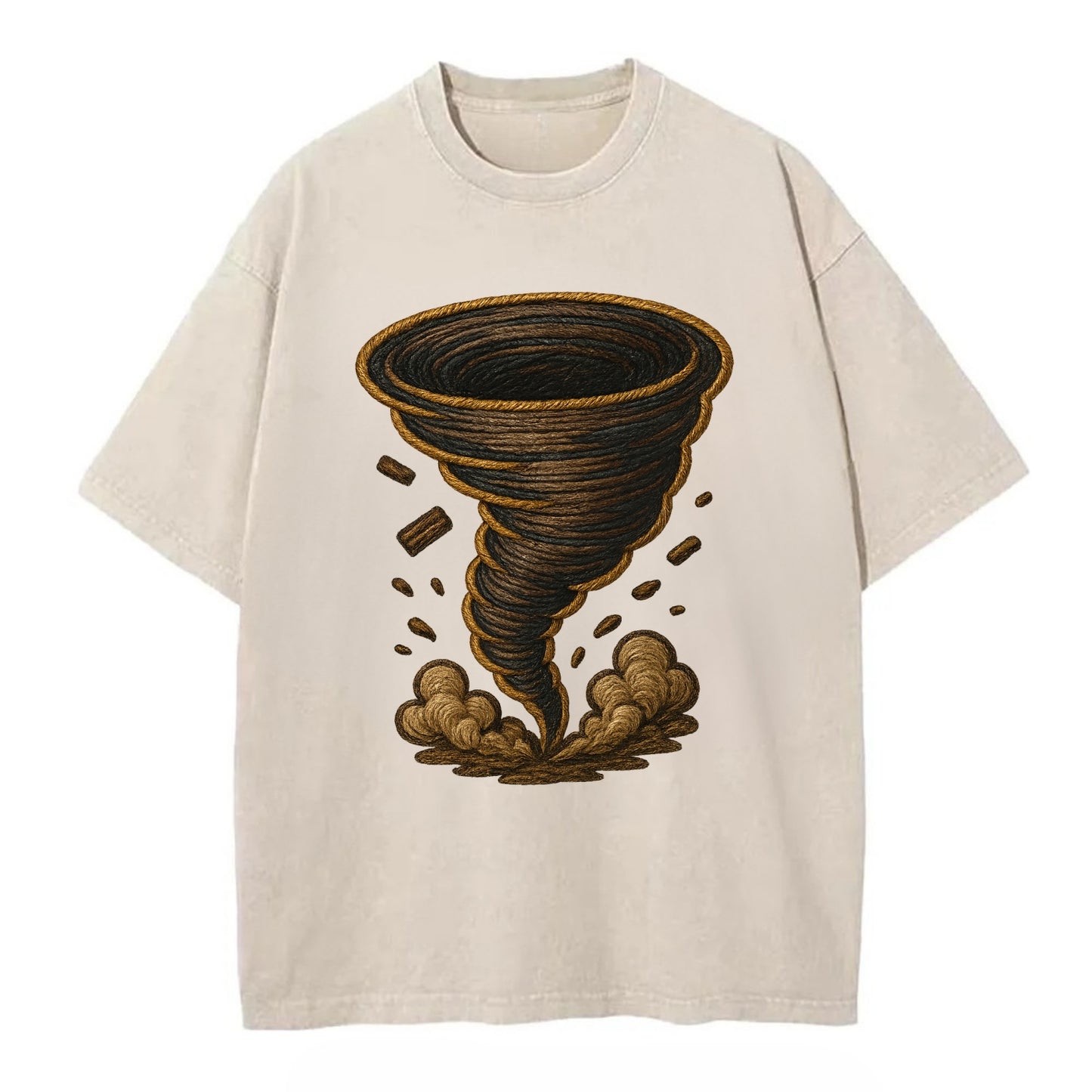 Tornado  - Vintage T-shirt - Off White