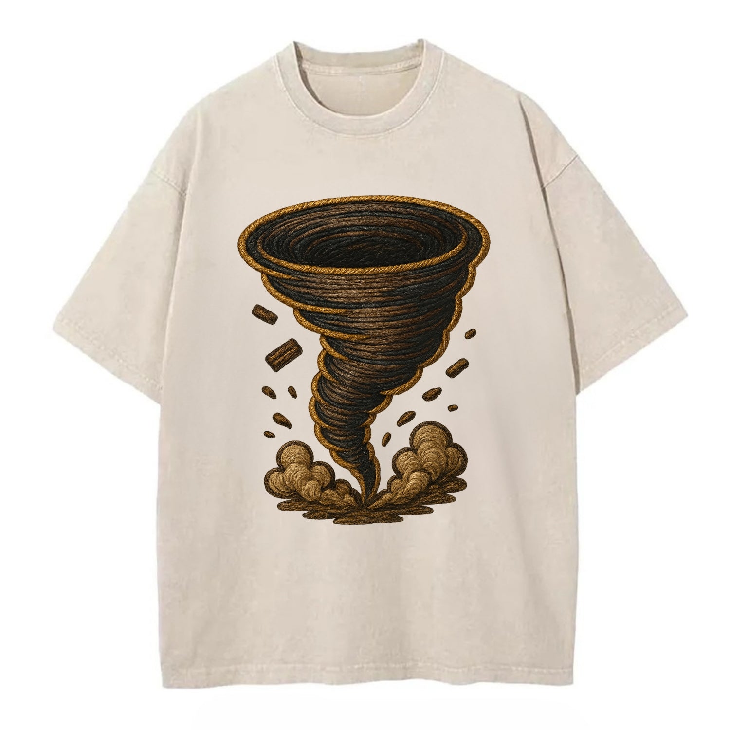 Tornado  - Vintage T-shirt - Off White