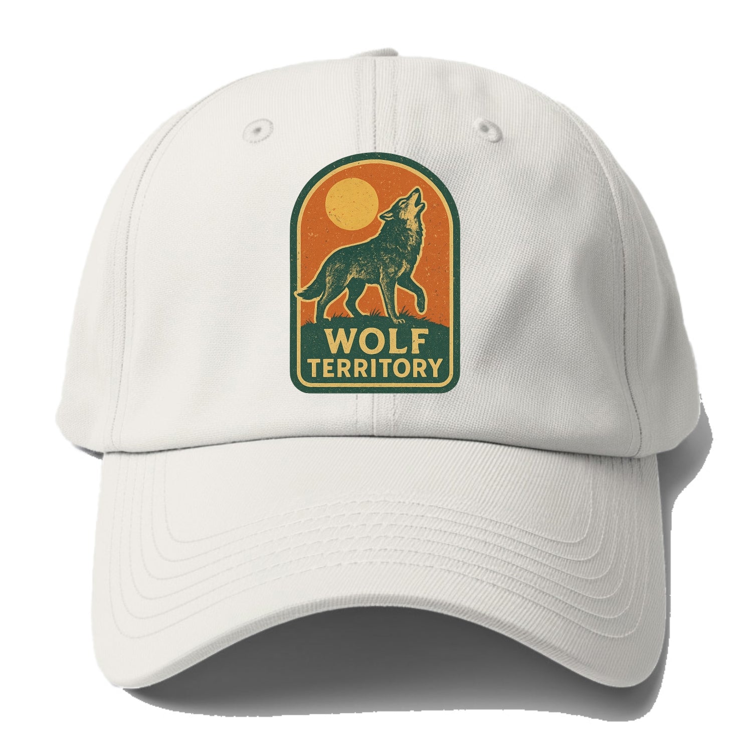 Wolf Territory Marking  - Baseball Cap - Off White