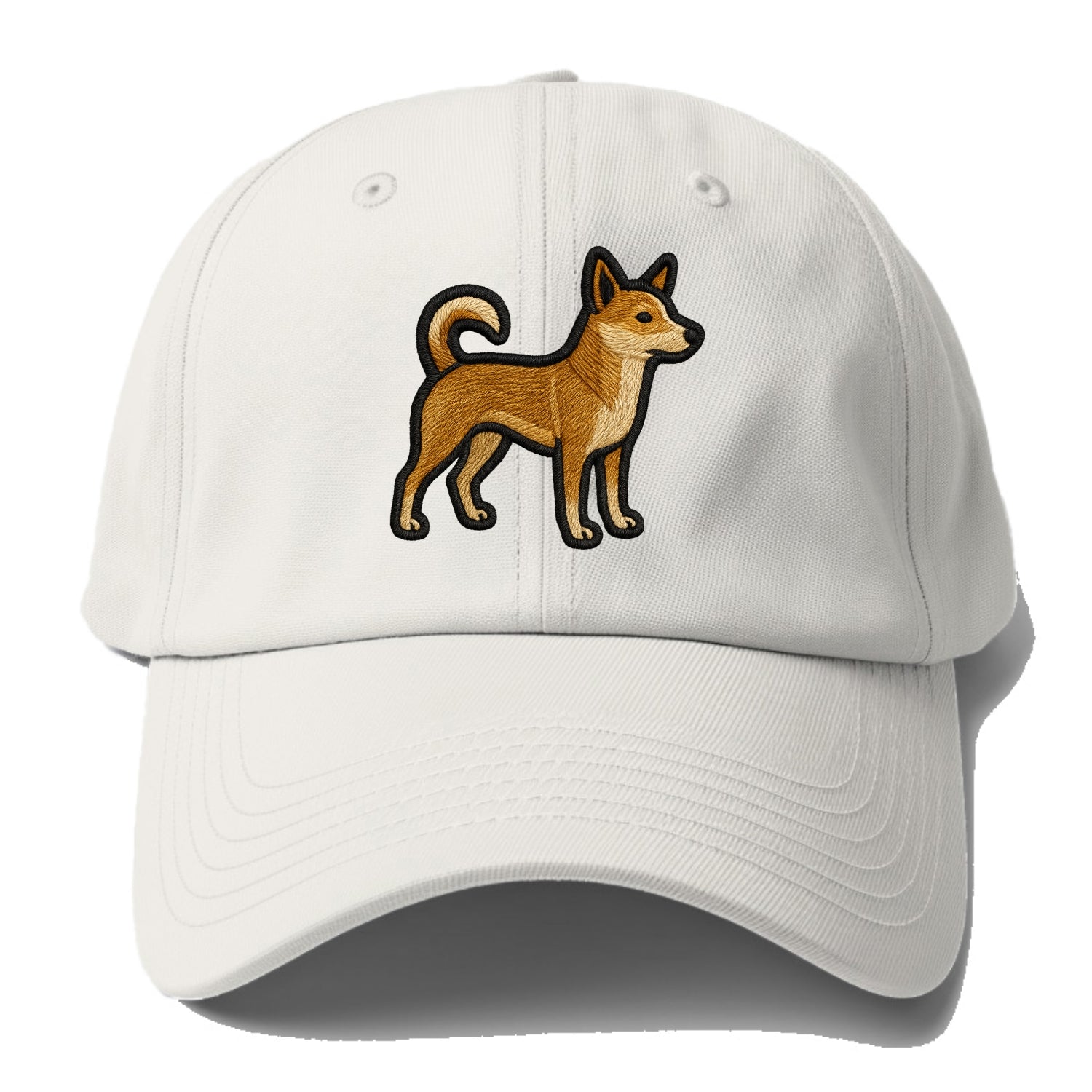 Norwegian Lundehund - Modern puffin hunt - Baseball Cap For Big Heads - Off White
