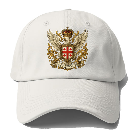 Georgia White Eagle Emblem  - Baseball Cap - Off White