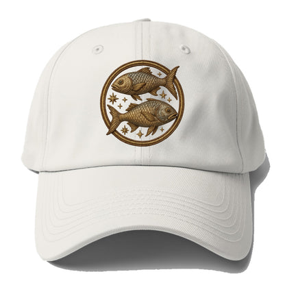Pisces Fish  - Baseball Cap For Big Heads - Off White