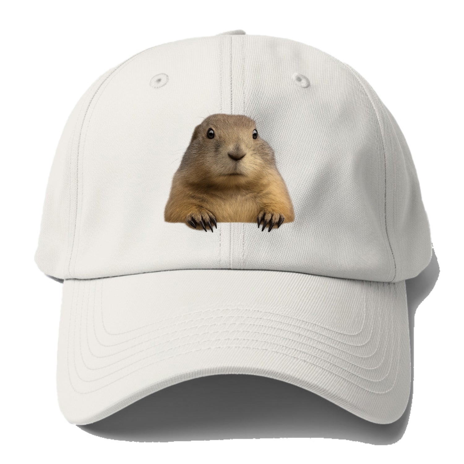 Prairie Dog  - Baseball Cap For Big Heads - Off White