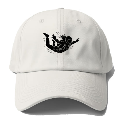 Skydiver free-fall position - Baseball Cap - Off White
