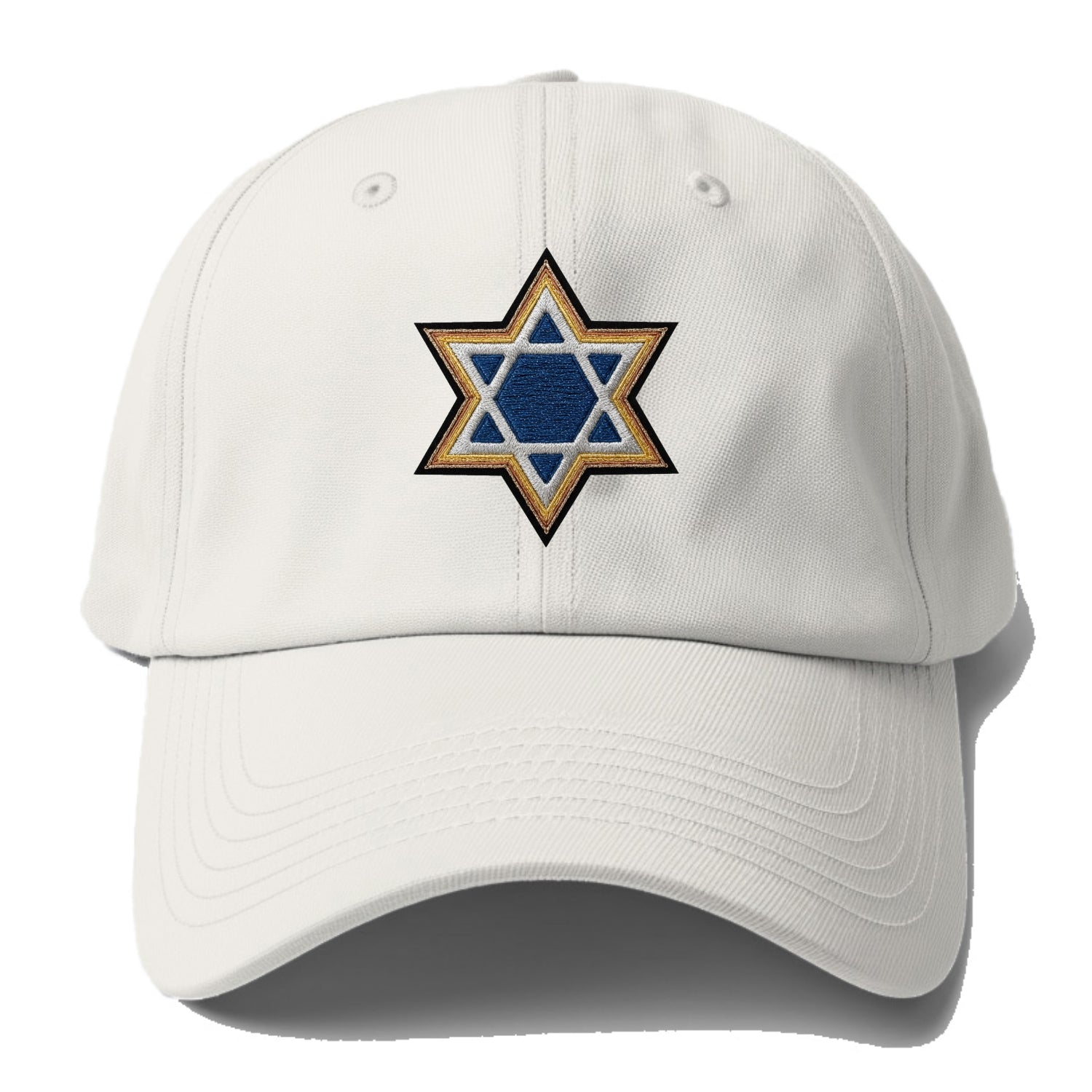 Star of David - Baseball Cap - Off White