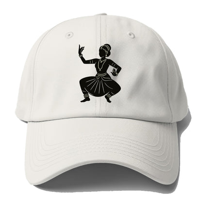 Bharatanatyam classical Indian pose - Baseball Cap - Off White