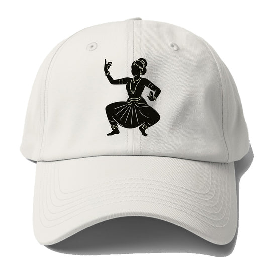Bharatanatyam classical Indian pose - Baseball Cap - Off White