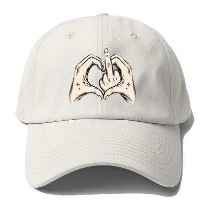 Love You Symbol - Baseball Cap - Off White