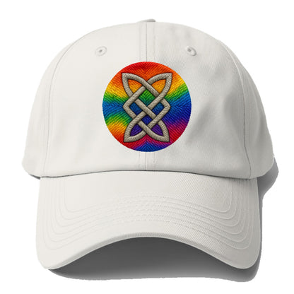 Celtic Shield Knot  - Baseball Cap - Off White