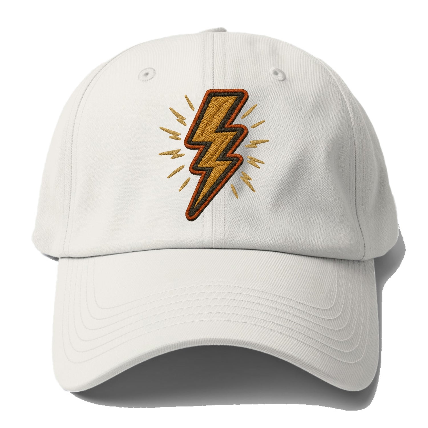 Lightning Bolt  - Baseball Cap - Off White