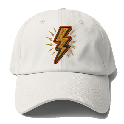 Lightning Bolt  - Baseball Cap - Off White