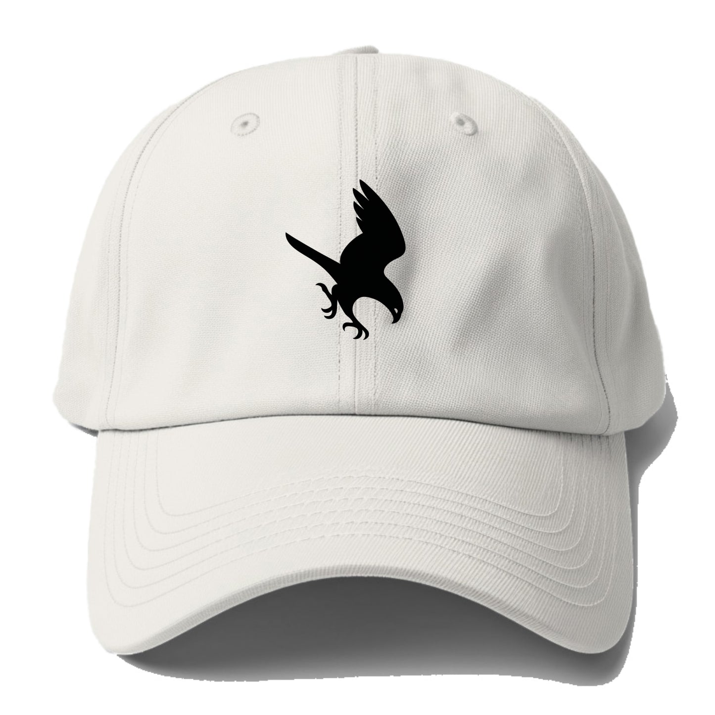 Hawk diving for prey - Baseball Cap For Big Heads - Off White