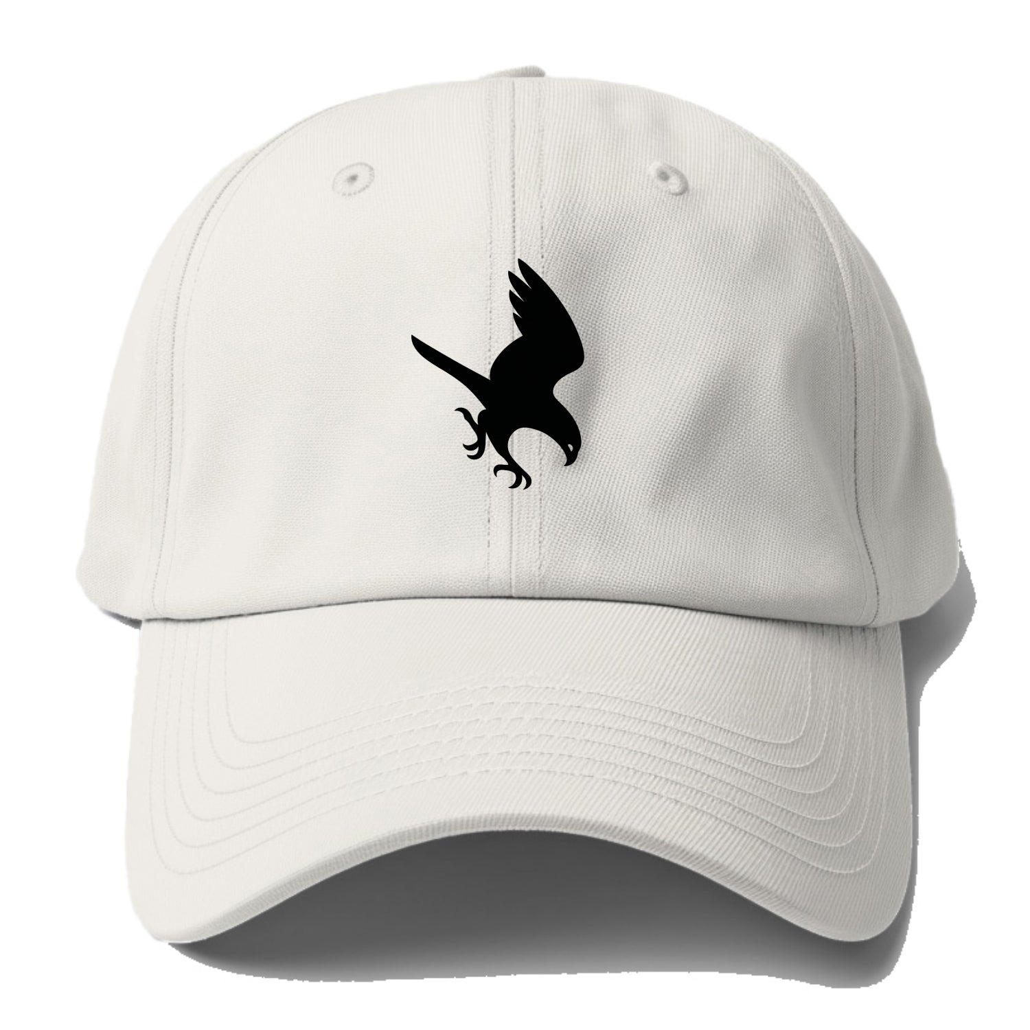 Hawk diving for prey - Baseball Cap For Big Heads - Off White