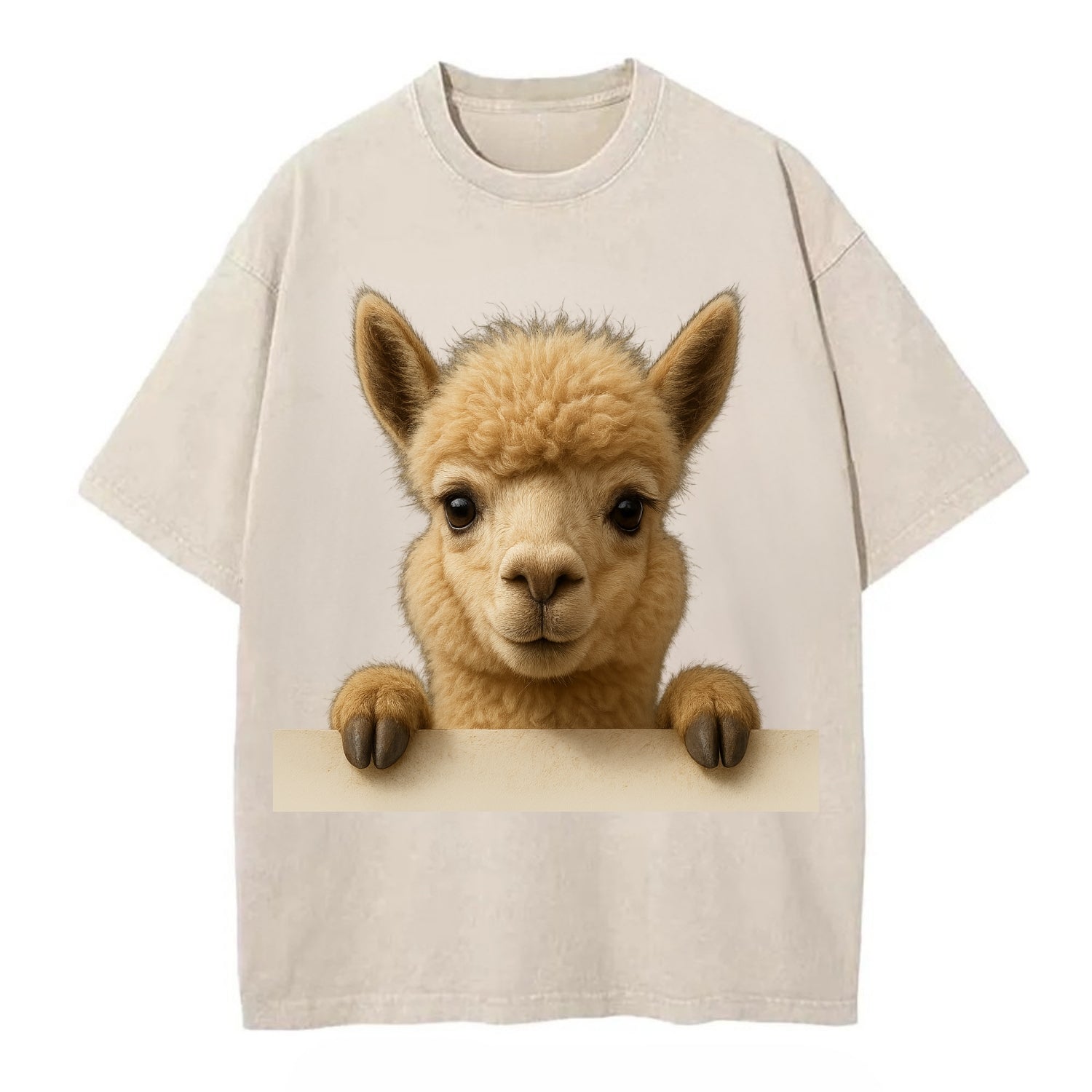Alpaca  - Vintage T-shirt - Off White