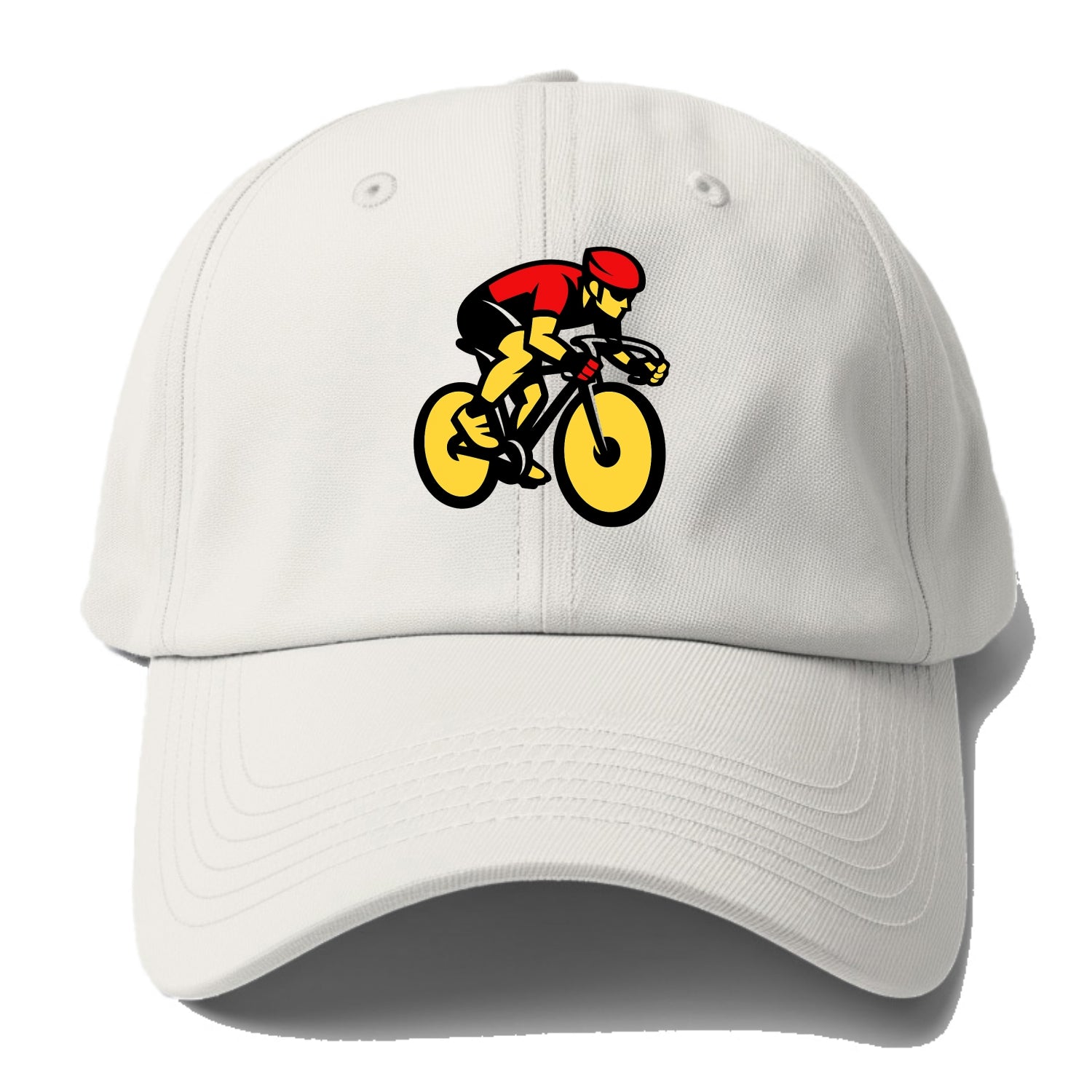 Speed Demon Cyclist - Baseball Cap - Off White