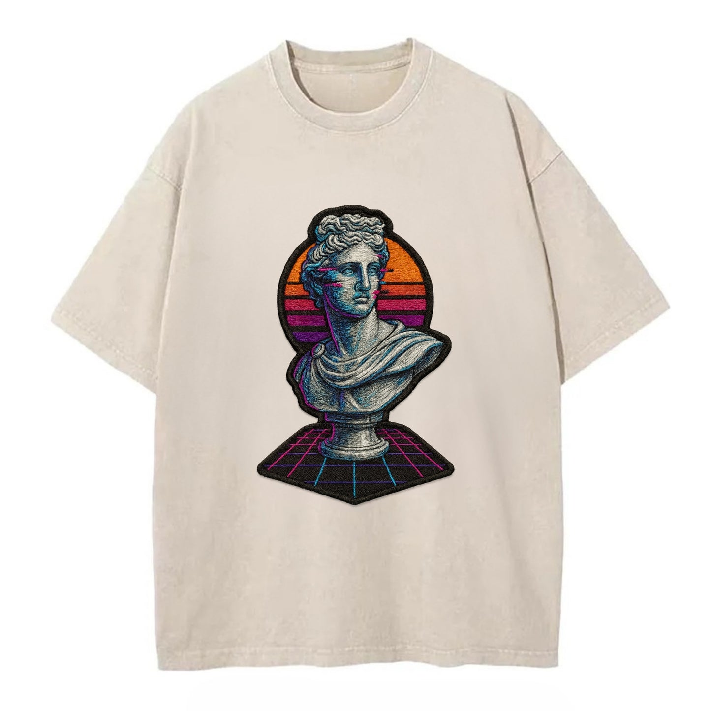 Greek Statue - Vintage T-shirt - Off White