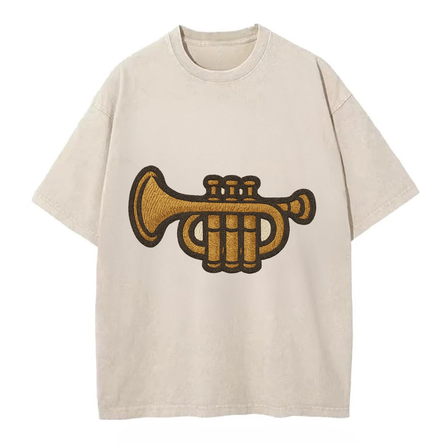 Trumpet  - Vintage T-shirt - Off White