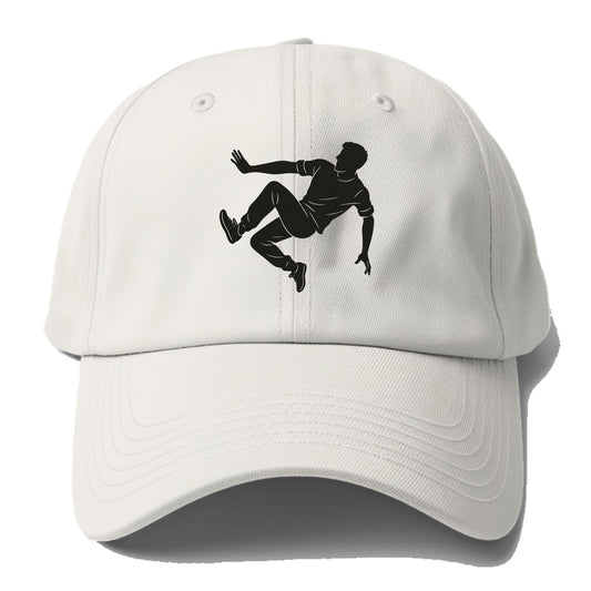 Parkour athlete wall run - Baseball Cap For Big Heads - Off White