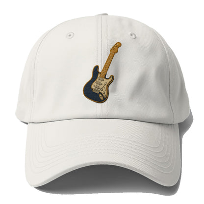 Electric Guitar  - Baseball Cap For Big Heads - Off White