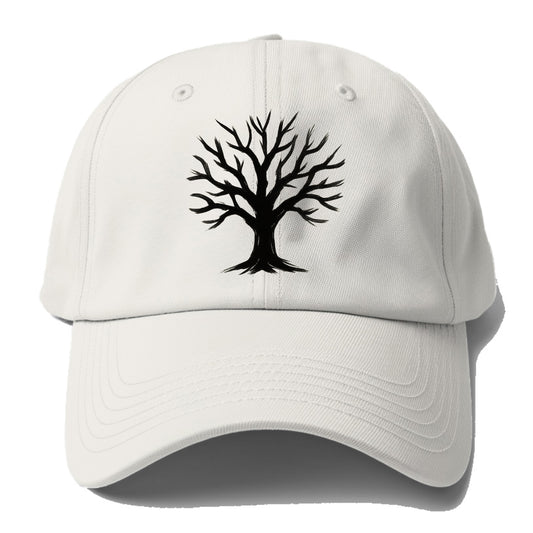 Tree with many branches - community strength ink art - Baseball Cap For Big Heads - Off White