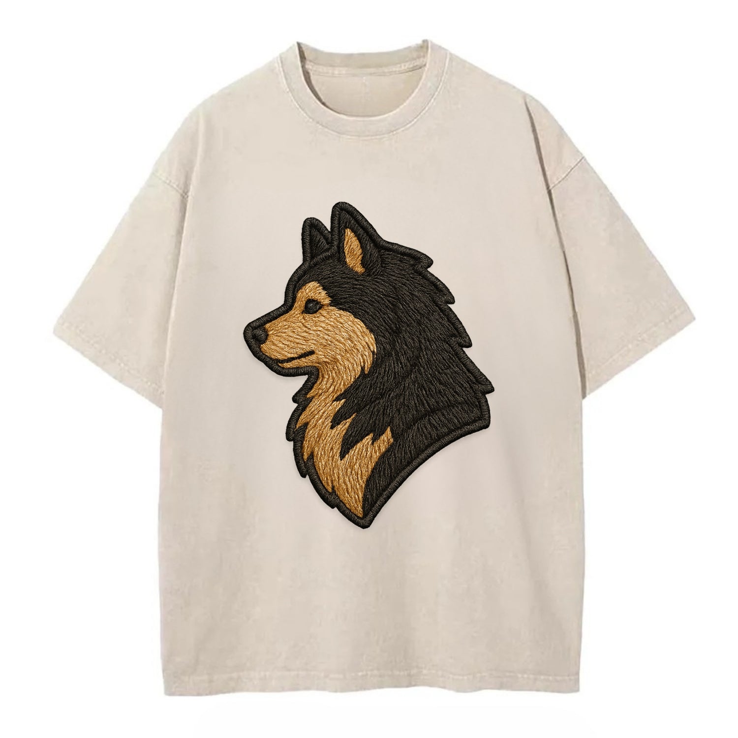 Finnish Lapphund - Modern Arctic breed l - Vintage T-shirt - Off White
