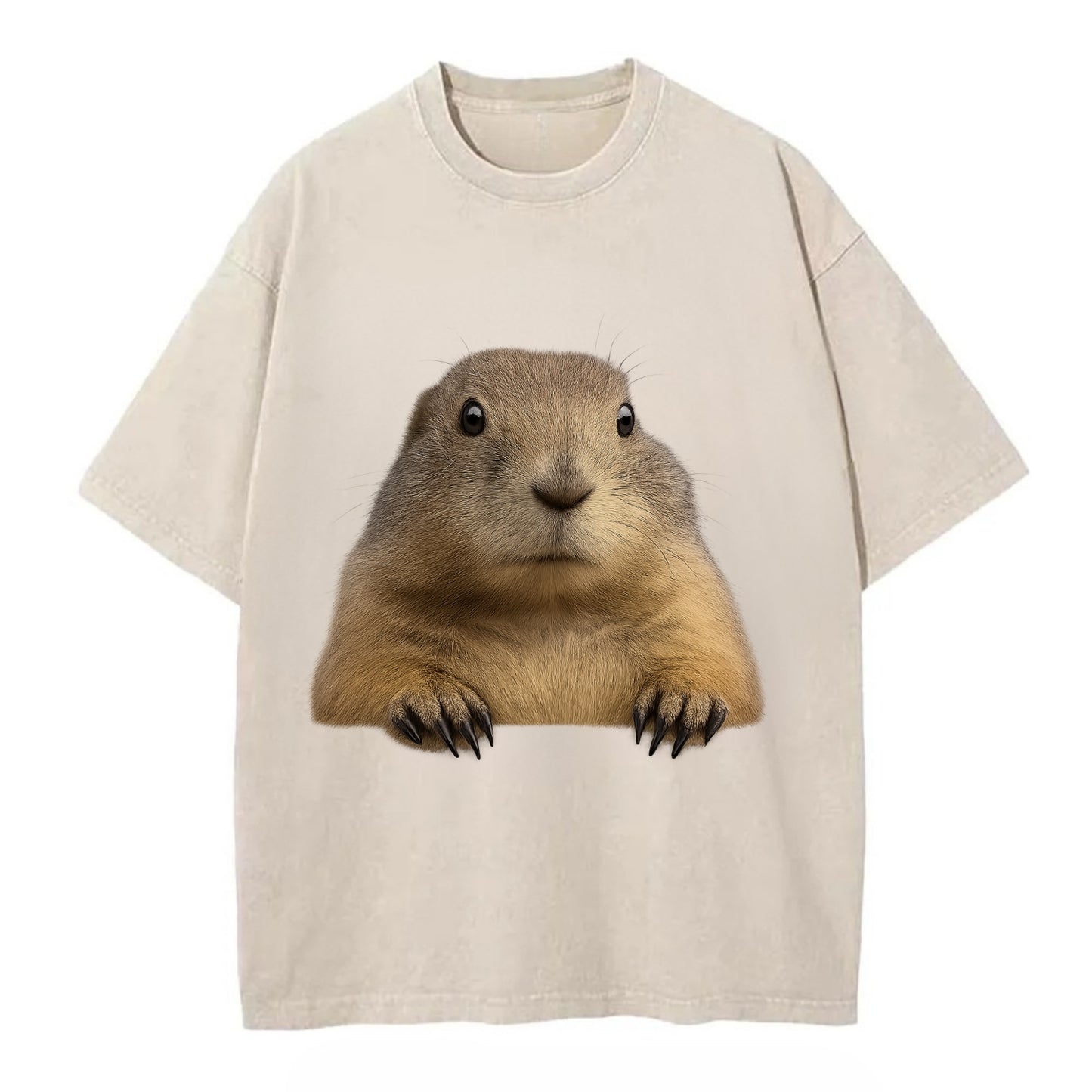 Prairie Dog  - Vintage T-shirt - Off White