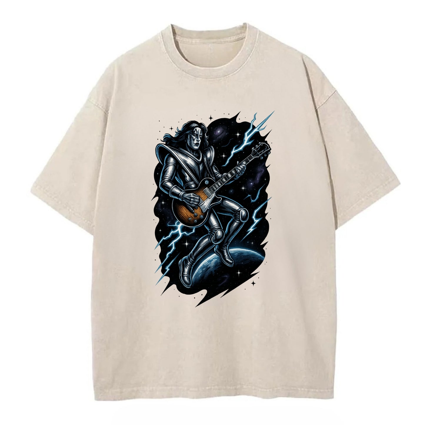 Ace in Zero Gravity - Vintage T-shirt - Off White