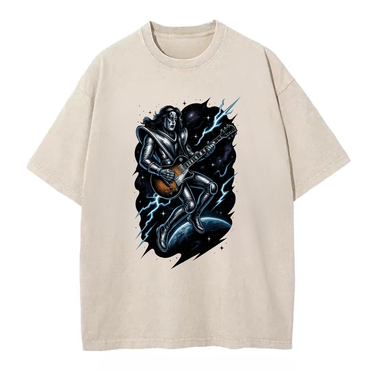 Ace in Zero Gravity - Vintage T-shirt - Off White