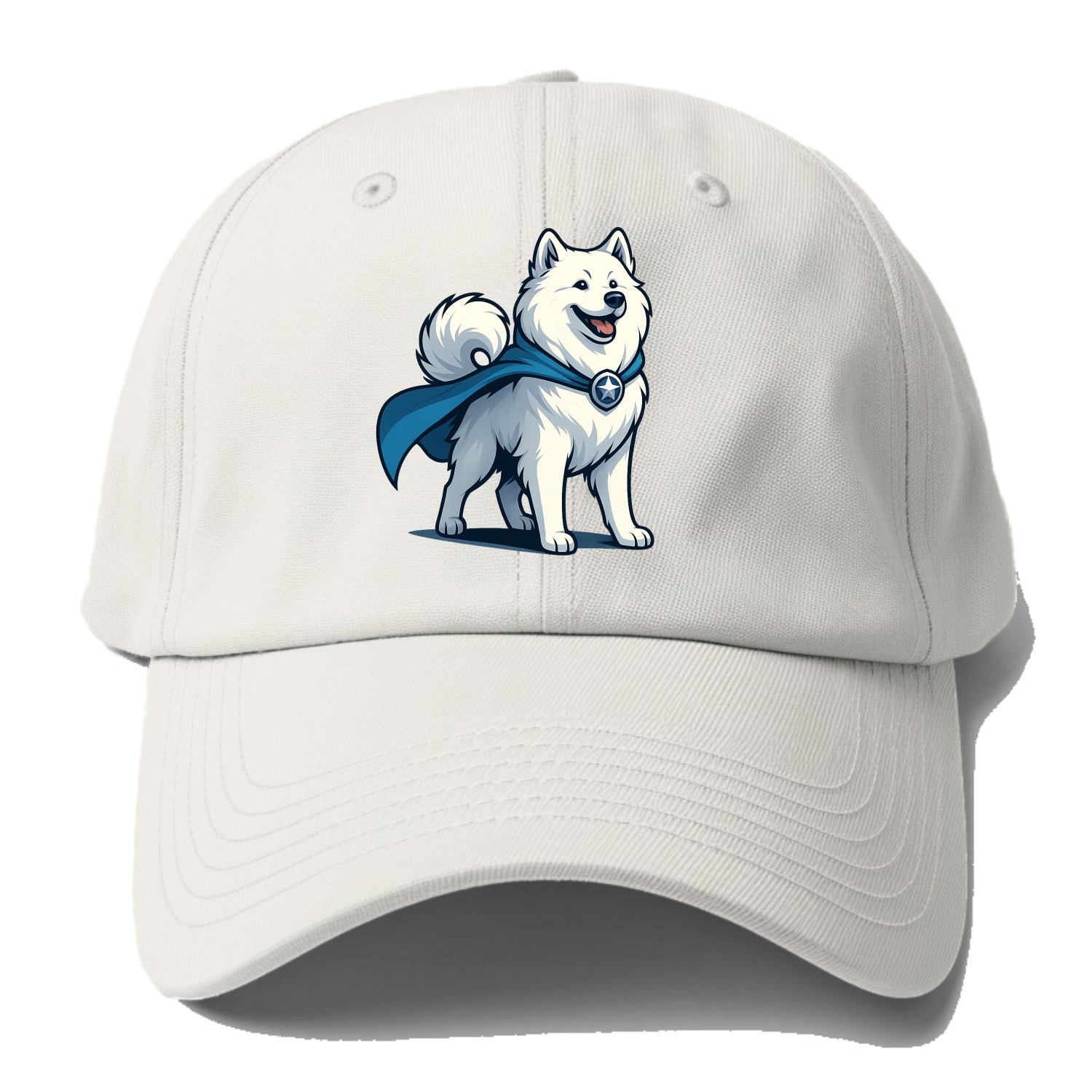 Samoyed Winter Hero  - Baseball Cap For Big Heads - Off White