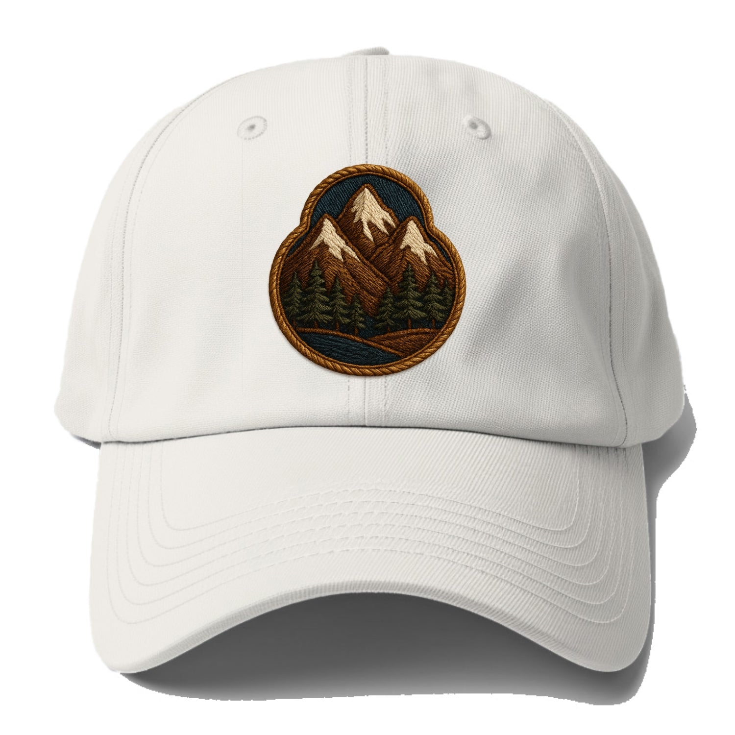 Mountain Range  - Baseball Cap - Off White