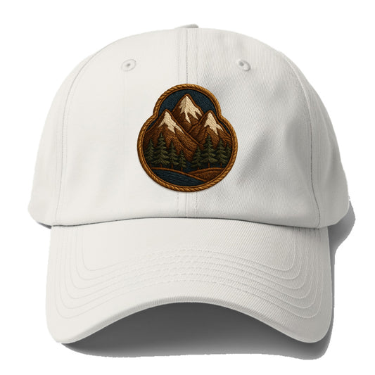 Mountain Range  - Baseball Cap - Off White