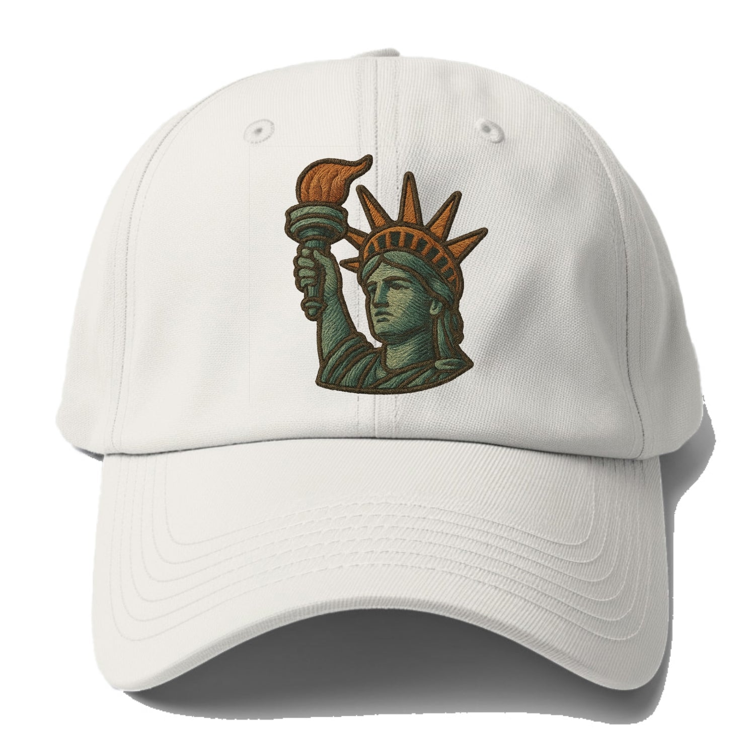 Statue of Liberty  - Baseball Cap - Off White