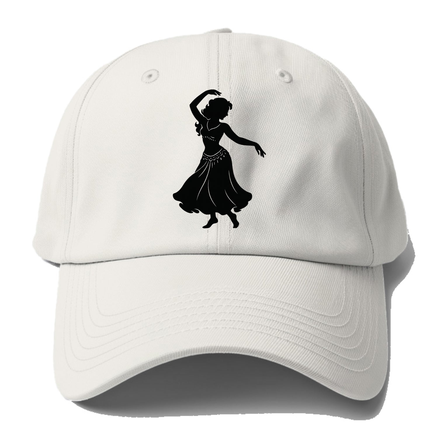 Belly dancer graceful gesture - Baseball Cap - Off White