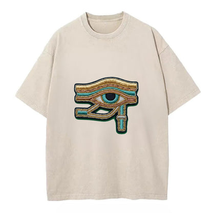 Eye of Horus - Vintage T-shirt - Off White