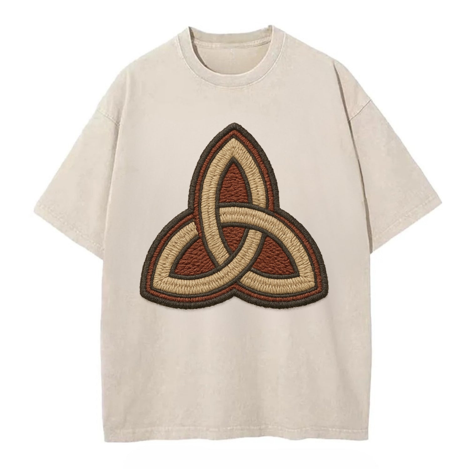 Trinity Knot  - Vintage T-shirt - Off White