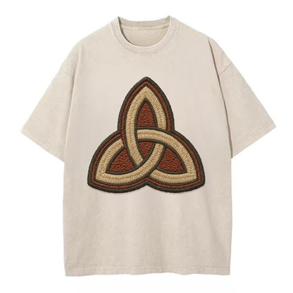 Trinity Knot  - Vintage T-shirt - Off White